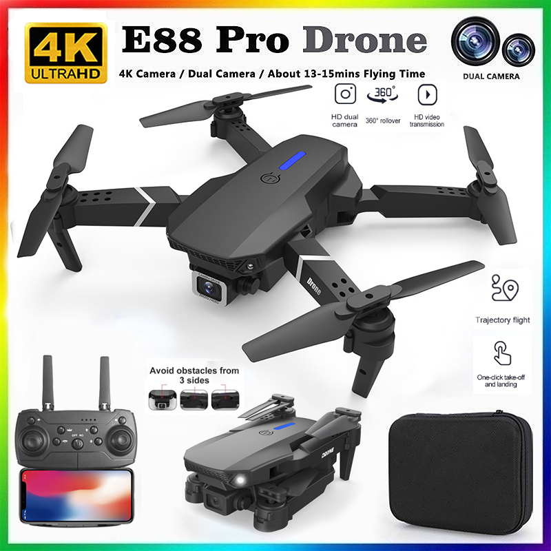 Drone Photogrammetry - 2026 NOWY E88 Profesjonalny Dron RC