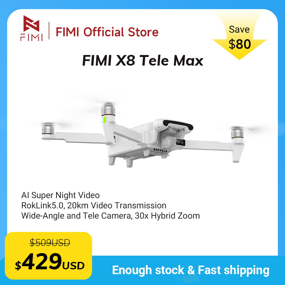 Drone Thermal Imaging - FIMI X8 Tele Max Nowy Dron