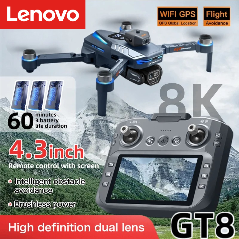 Drone Photogrammetry - Dron Lenovo GT8 8K Profesjonalny z