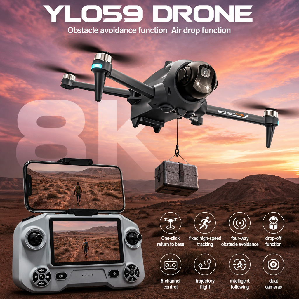 Drone Surveying - Potensic Drone GPS z funkcją automatycznego