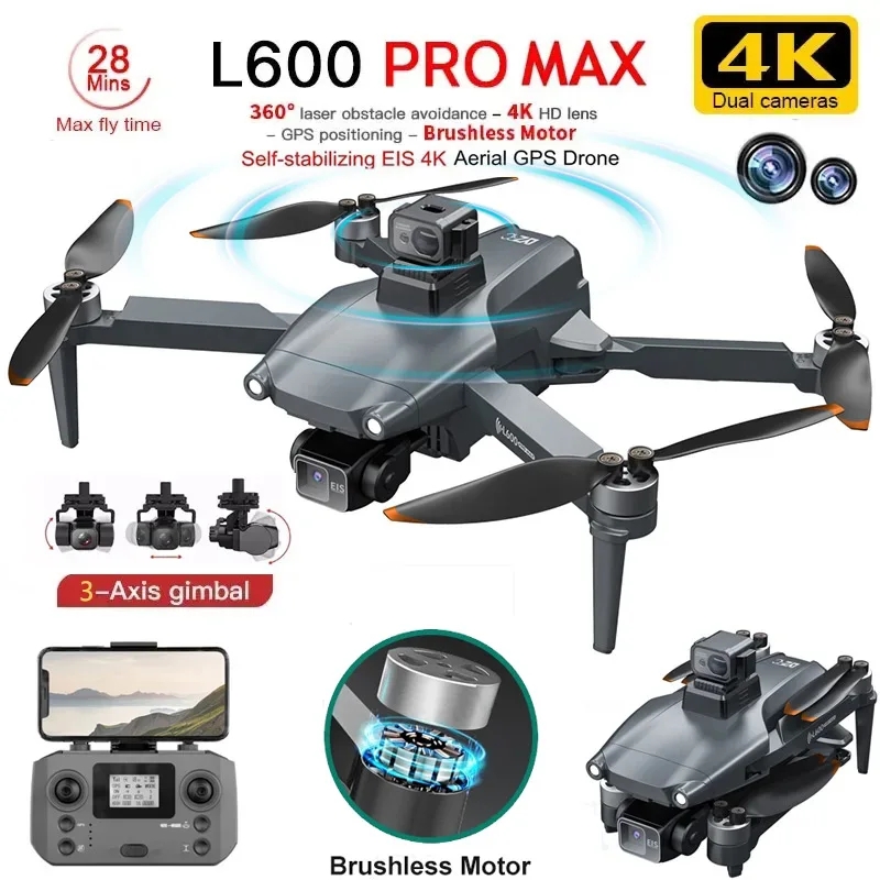 Drone Photogrammetry - L600 PRO MAX GPS Drone Profesjonalny
