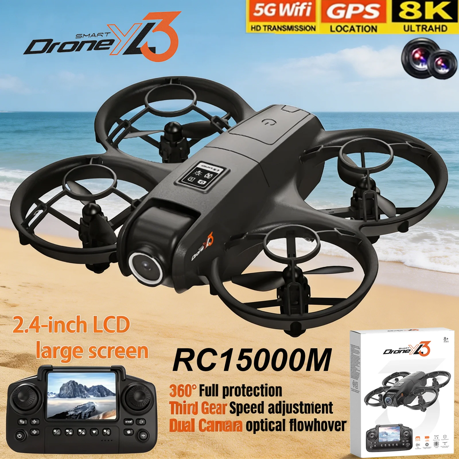 Drone Photogrammetry - Nowy dron RC YL3 8K 1080P