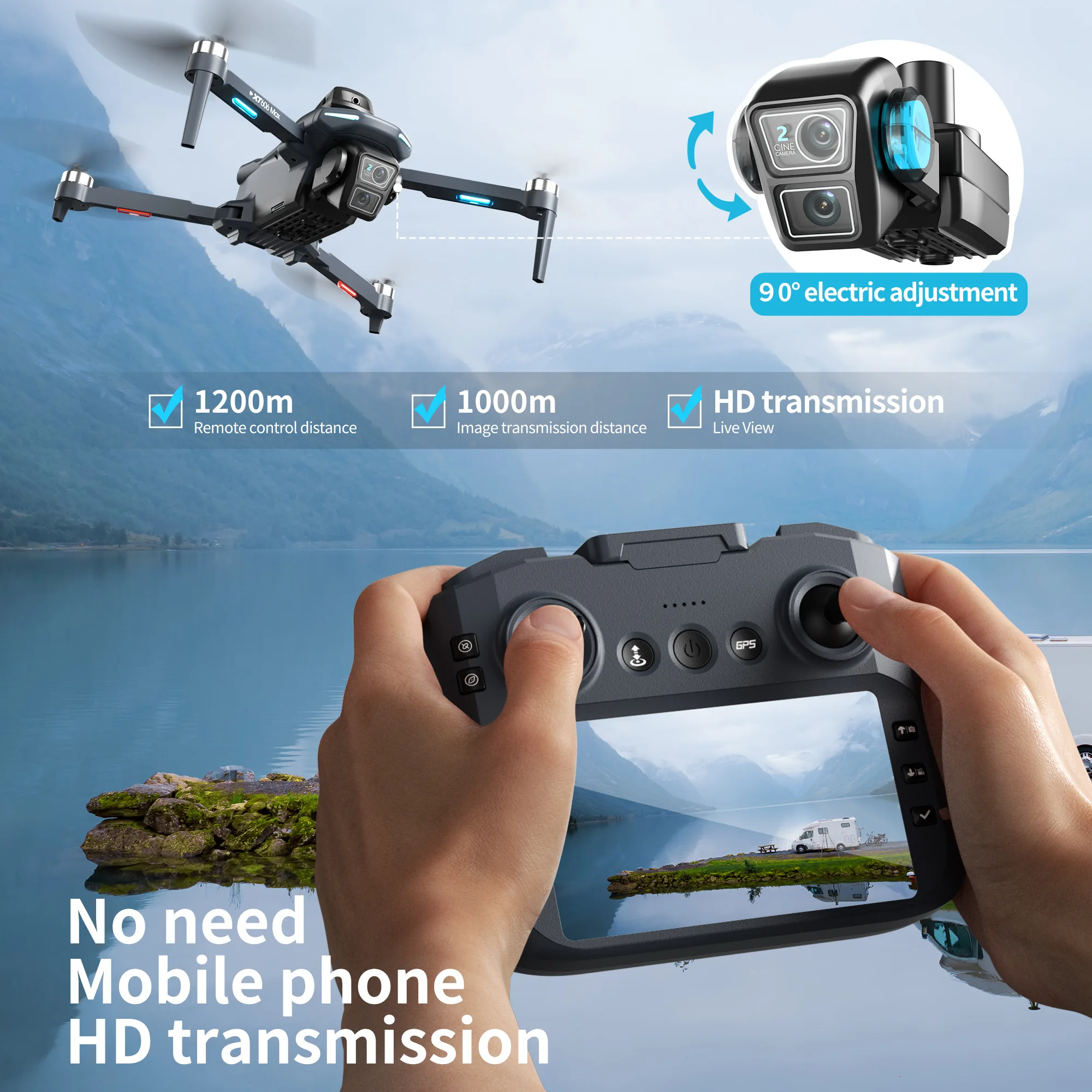 Profesjonalny dron Lenovo XT60 – Drone Photogrammetry recenzja i cena