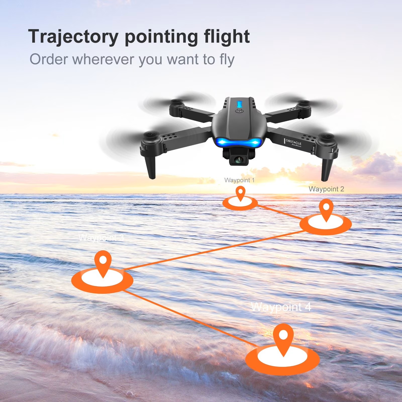 Ulepszony składany dron E88PRO – Drone Aerial Photography recenzja i cena