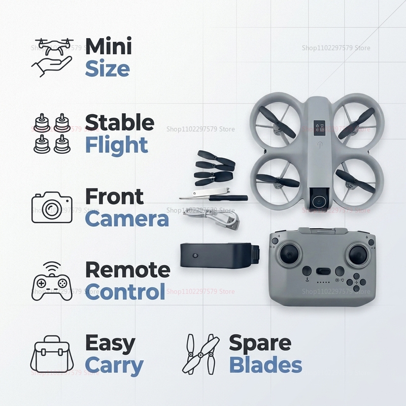 Mini Dron z Kamerą 8K HD FPV S – Drone Video Production recenzja i cena