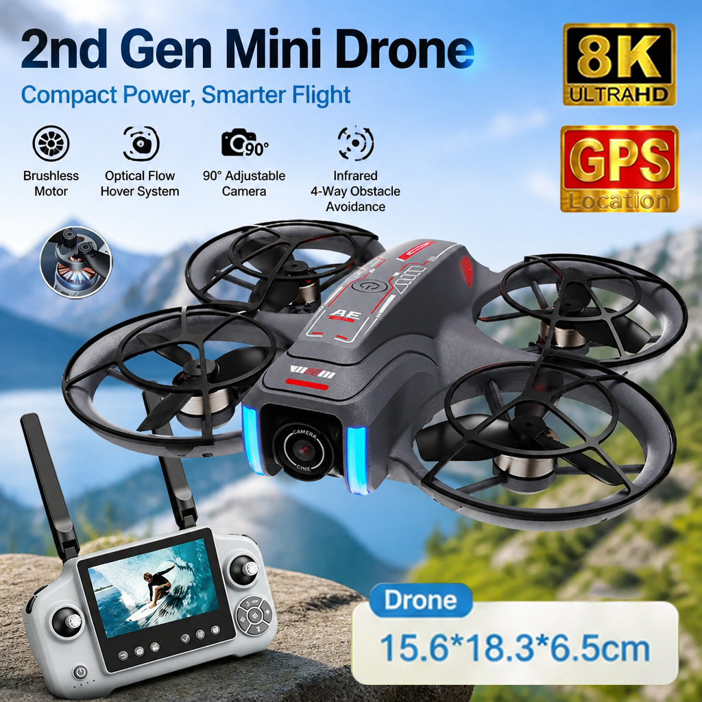 Nowy dron AE21 GPS z kamerą 8K – Drone Photogrammetry recenzja i cena