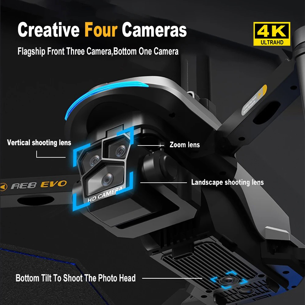 Dron AE8 EVO 4K Profesjonalny  – Drone Photogrammetry recenzja i cena