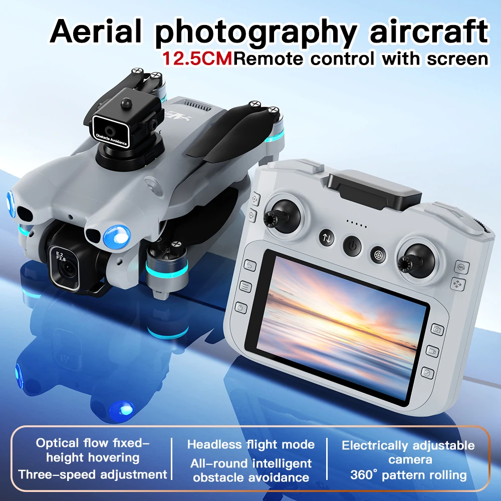 Dron AE5 Pro 8K HD, ekran 4,5  – Drone Video Production recenzja i cena