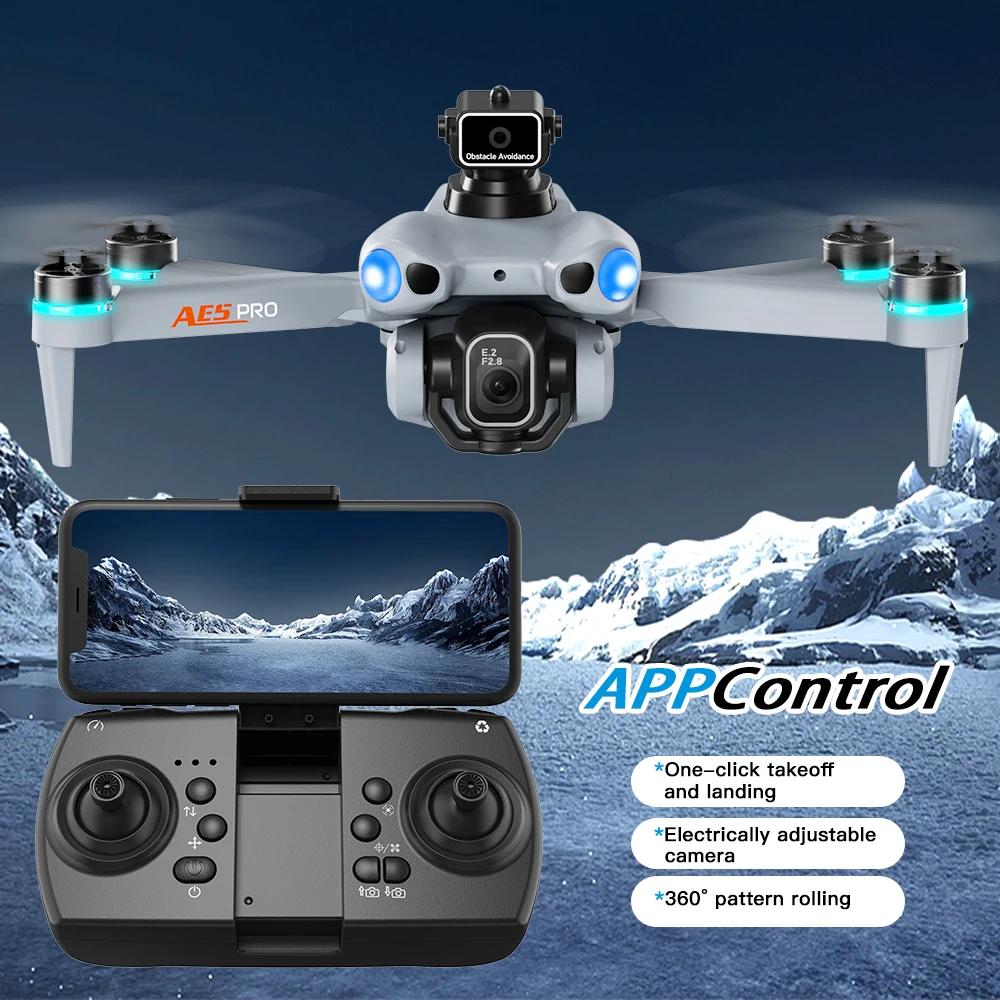 Dron AE5 Pro 8K HD, ekran 4,5  – Drone Video Production recenzja i cena