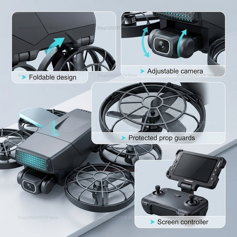 Nowe drony M8 GPS 8K Professio – Drone Photogrammetry recenzja i cena