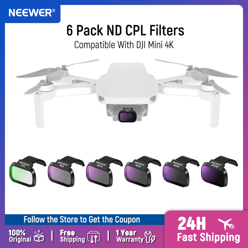 NEEWER 6 sztuk filtrów ND CPL  – Drone Ndvi recenzja i cena