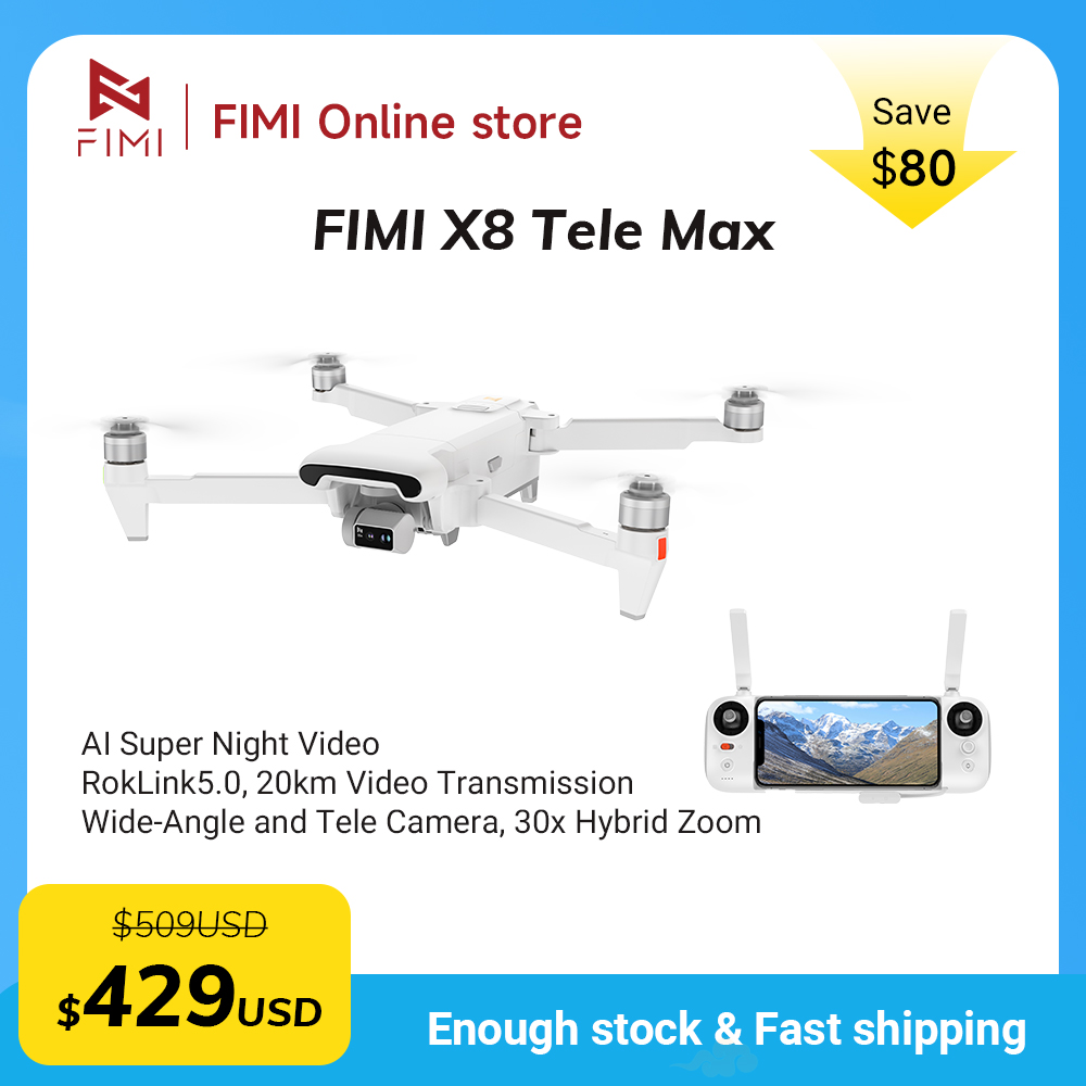 FIMI X8 Tele Max Drone 4K Prof – Drone Thermal Imaging recenzja i cena