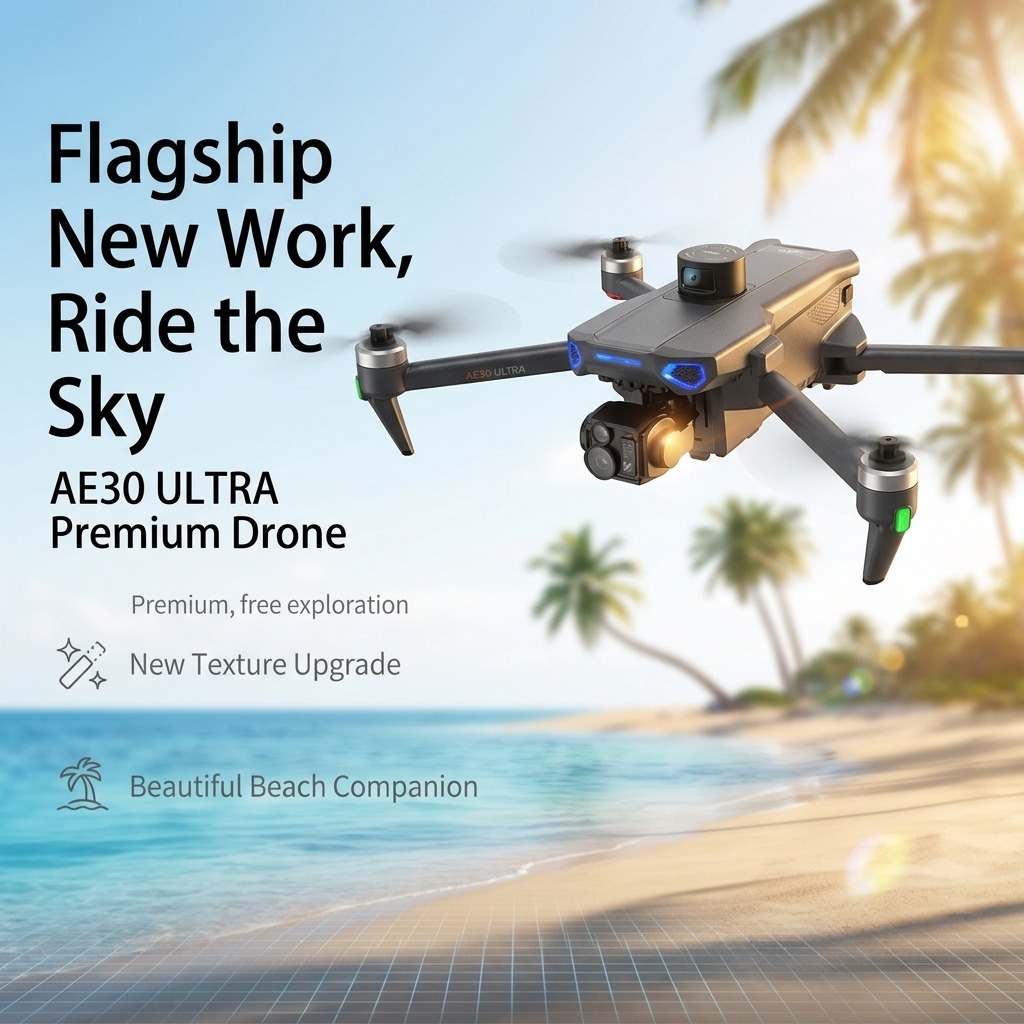 Nowy dron AE30 Ultra GPS z kam – Drone Multispectral recenzja i cena